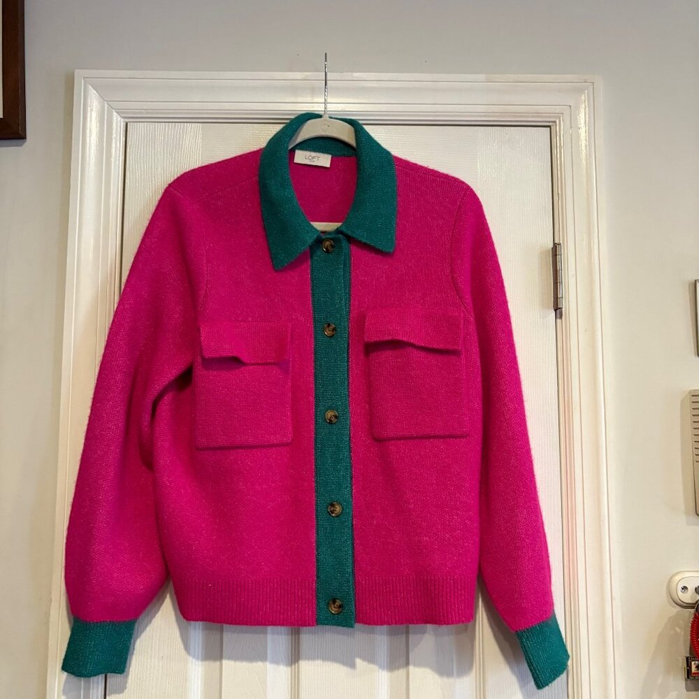 LOFT Polo Cardigan
